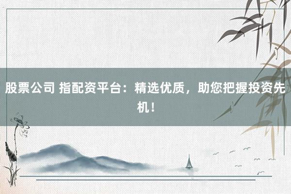 股票公司 指配资平台：精选优质，助您把握投资先机！